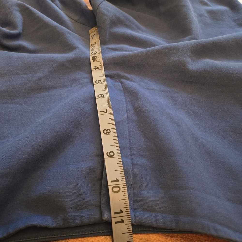 Chicos So Slimming 2.5 Women's (M/14) Royal Blue Cuffed Crop Pants Straight Leg - Picture 5 of 16